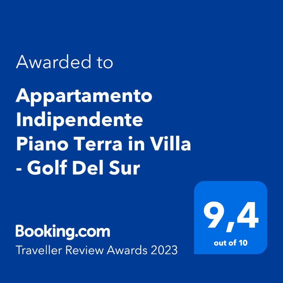 Appartamento Indipendente Piano Terra In Villa - Golf Del Sur San Miguel de Abona Eksteriør bilde
